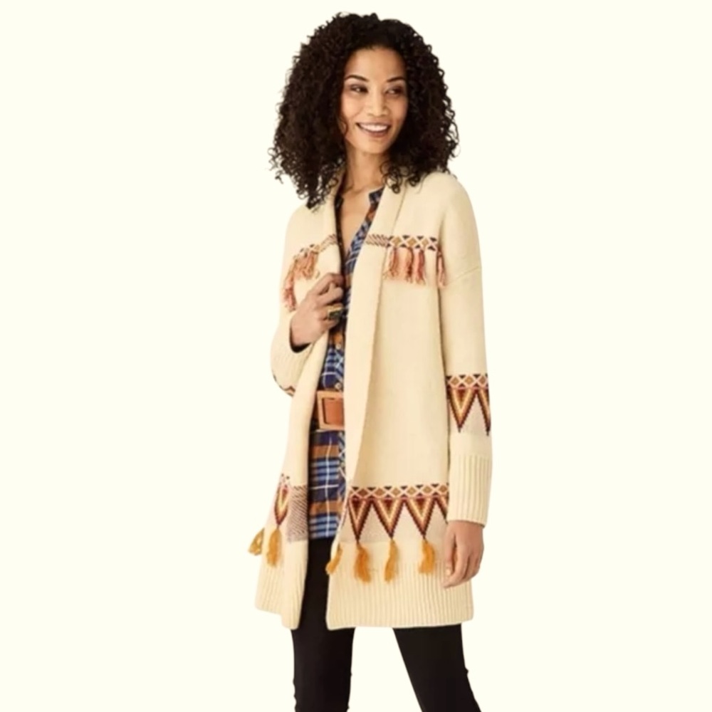 Matilda Jane long line tassel sweater size small